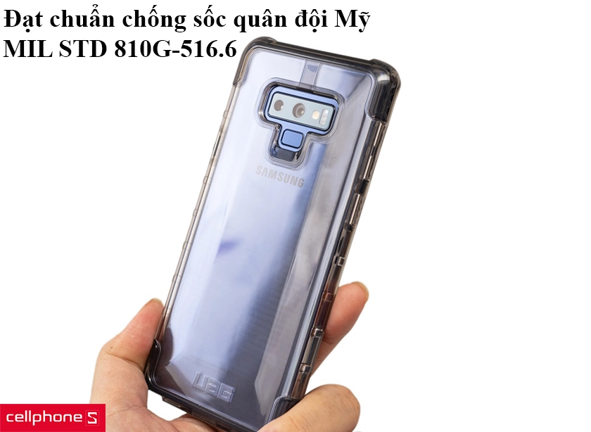 đạt chuẩn chống sốc quân đội Mỹ MIL STD 810G-516.6