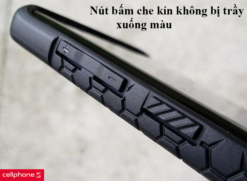 Nút bấm che kín không bị trầy