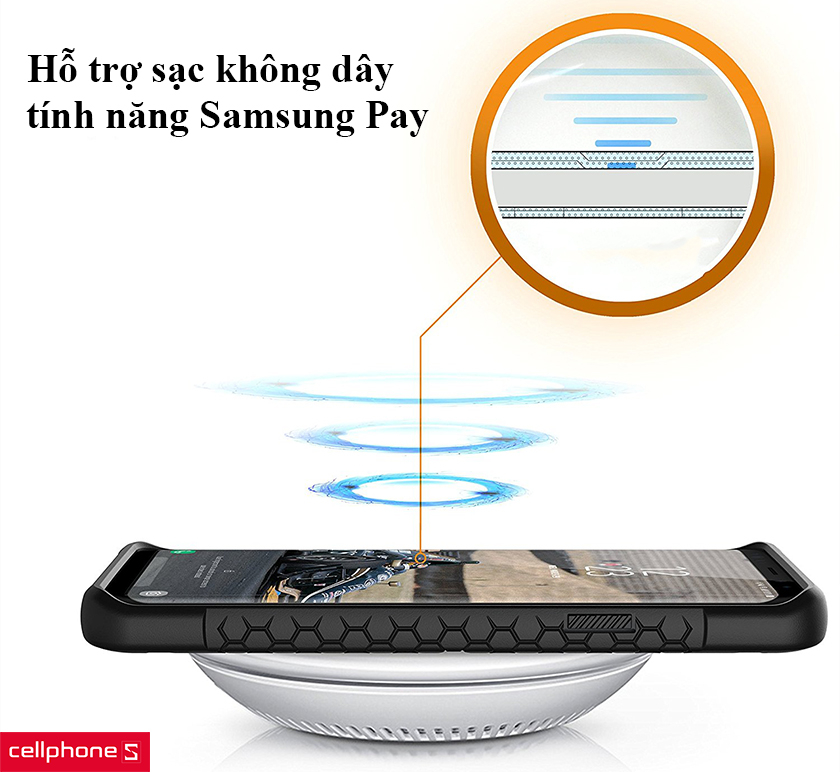 hỗ trợ sạc không dây