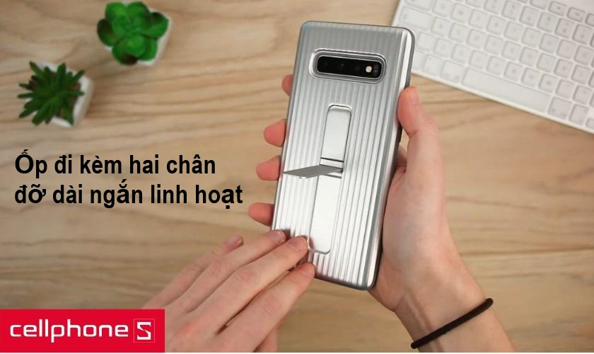 hệ thống hai chân đỡ cho điện thoại