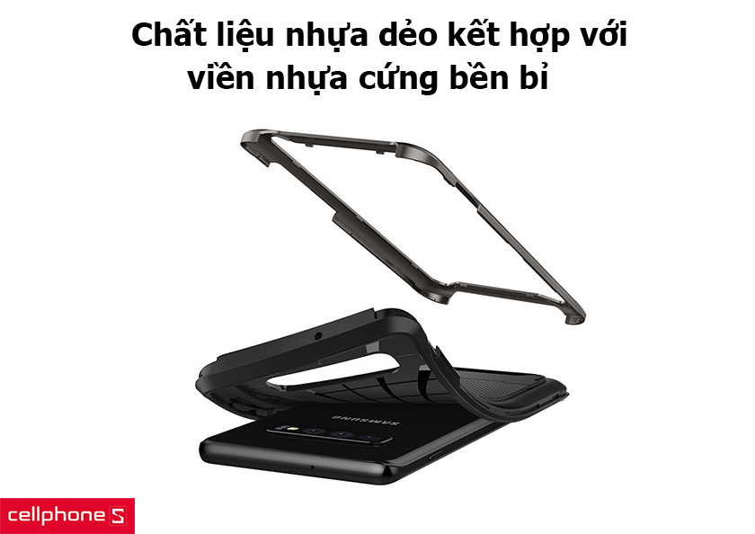 Chất liệu nhựa dẻo kết hợp với viền nhựa cứng bền bỉ