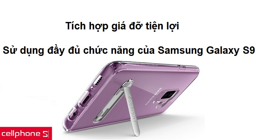 Hỗ trợ giá đỡ nằm ngang giúp bạn có thể thoải mái xem phim