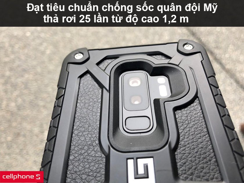 Đạt tiêu chuẩn chống sốc quân đội Mỹ