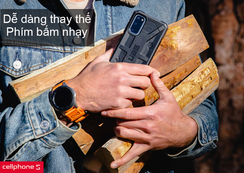 Nút bấm lớn êm ái