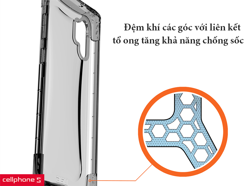 đệm khí ở bốn góc cộng thêm liên kết tổ ong chắc chắn