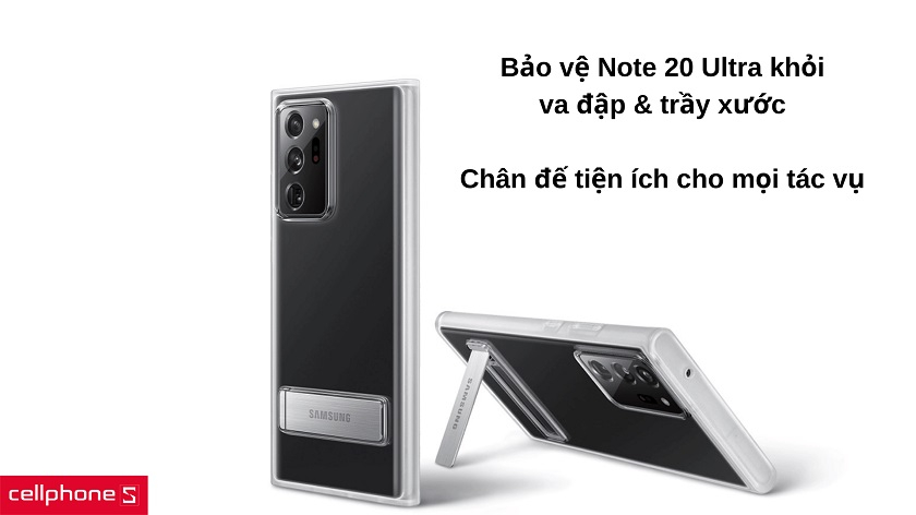 Chống lại những va đập từ bên ngoài, kèm chân đế tiện ích