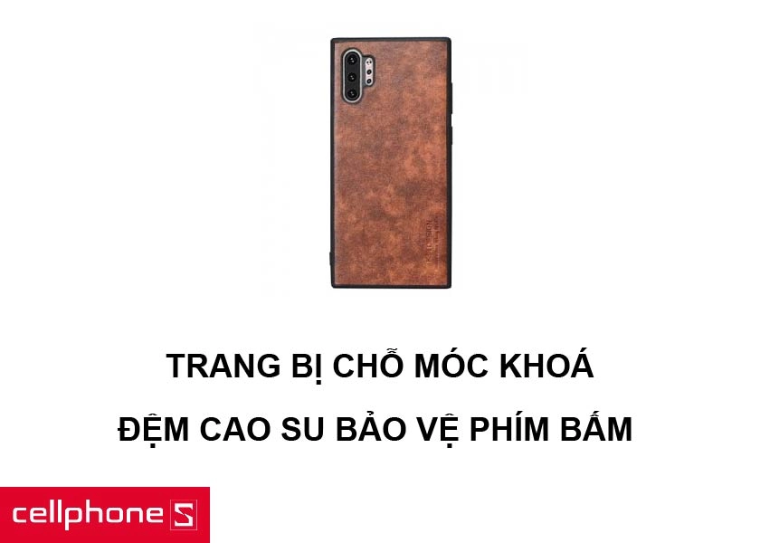Trang bị chỗ treo dây móc khoá cùng khả năng bảo vệ các phím bấm toàn diện