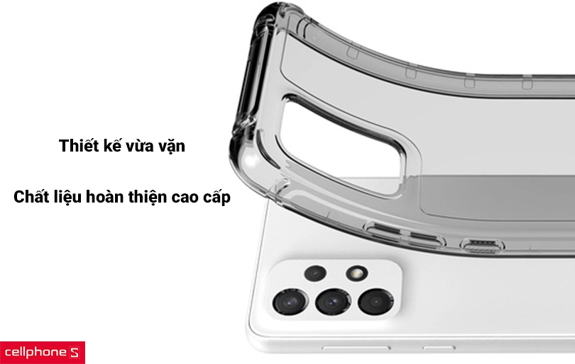 Thiết kế vừa vặn, chất liệu hoàn thiện cao cấp