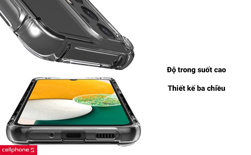 Độ trong suốt cao, hoàn hảo nhờ thiết kế ba chiều