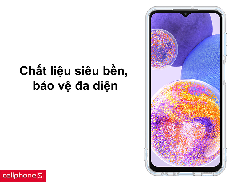 Ốp lưng OU dẻo trong cho Samsung Galaxy A23 – Tối ưu khả năng bảo vệ