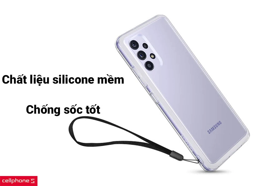 Ốp lưng Samsung Galaxy A32 LTE Soft Clear