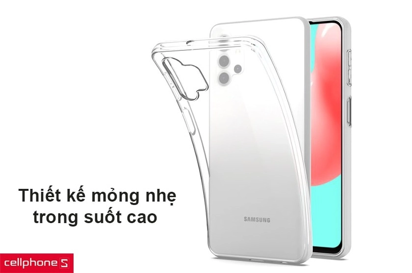 Thiết kế mỏng nhẹ, trong suốt cao