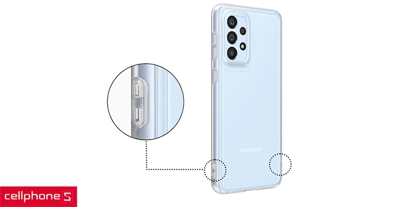 Nút bấm mềm mại, dây đeo tiện lợi