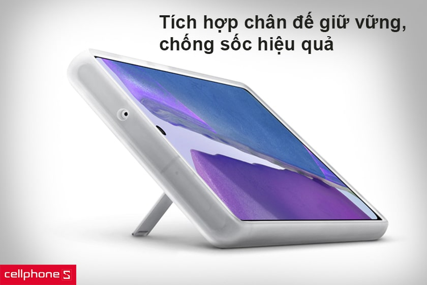 Tích hợp chân đế giữ vững, chống sốc hiệu quả
