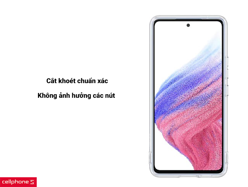 Cắt khoét chuẩn xác, không làm hạn chế độ nhạy của các nút chức năng