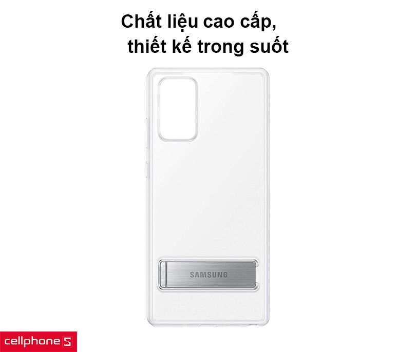 Ốp lưng Samsung Galaxy S21 FE Clear Standing Cover Transparent 