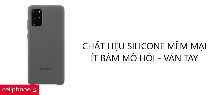 Chất liệu silicon mềm mại, ôm sát điện thoại
