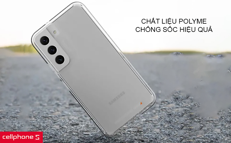 Ốp lưng Samsung Galaxy S22 Gear4 D30 Crystal Clear - Chống sốc hiệu quả