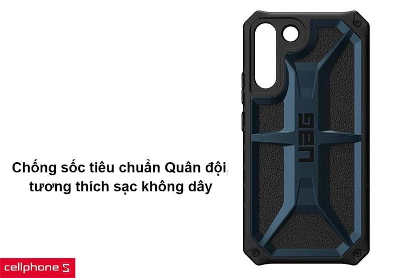 Chống sốc tiêu chuẩn Quân đội, tương thích sạc không dây