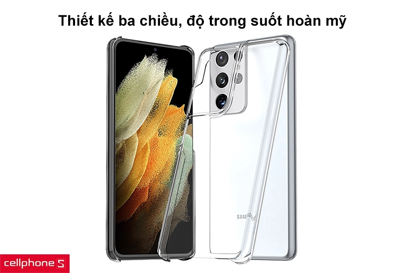 Ốp lưng Samsung Galaxy S22 Ultra Araree Flexield