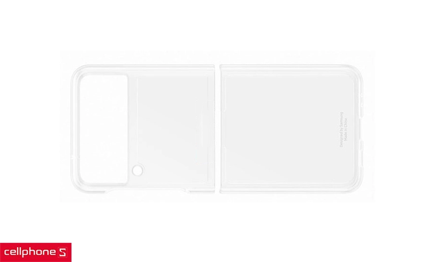 Ốp lưng Samsung Galaxy Z Flip 3 Clear cover with ring Transparency