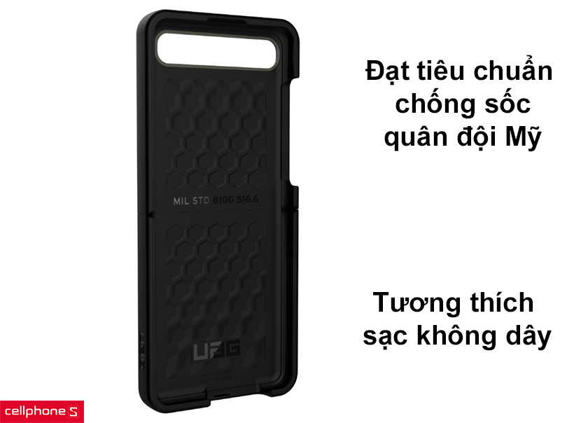 Đạt tiêu chuẩn chống sốc quân đội Mỹ, tương thích sạc không dây