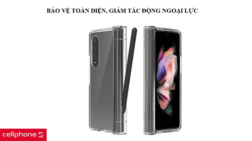 Ốp lưng Samsung Galaxy Z Fold mới Araree Nukin Clear