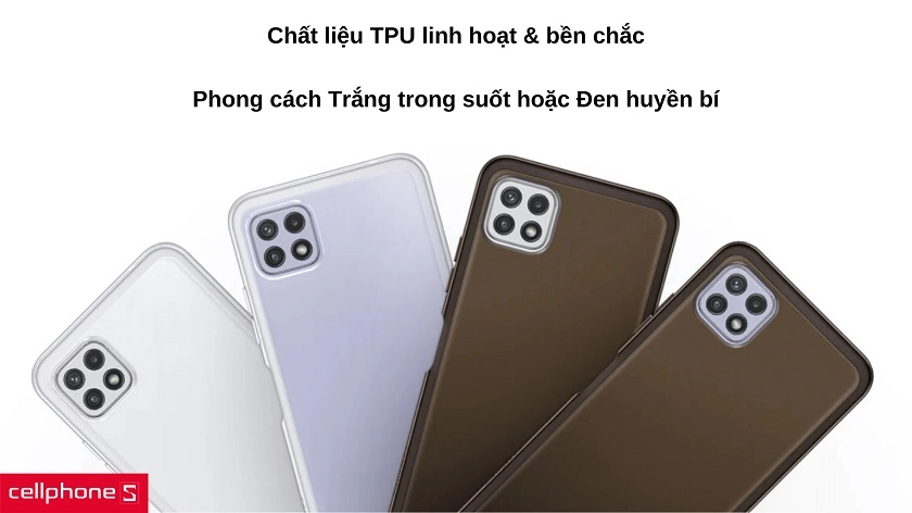 Ốp lưng Samsung Galaxy A22 LTE Soft Clear Cover