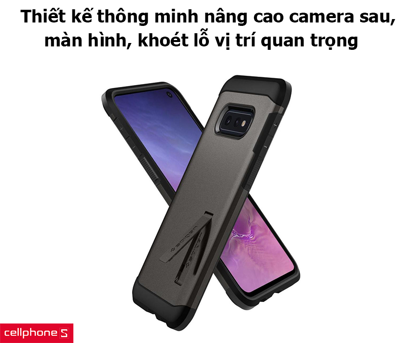 Thiết kế thông minh nâng cao camera sau, màn hình, khoét lỗ vị trí quan trọng