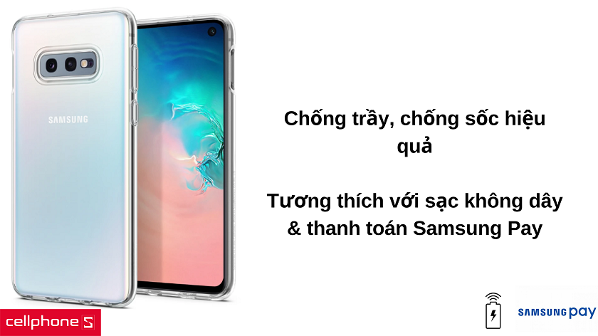 Chất liệu nhựa TPU với thiết kế vừa vặn, dễ dàng bỏ túi