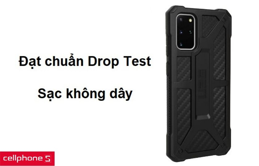Tương thích với sạc không dây và chống va đập tốt nhờ 5 lớp bảo vệ, đạt chuẩn quân đội Mỹ