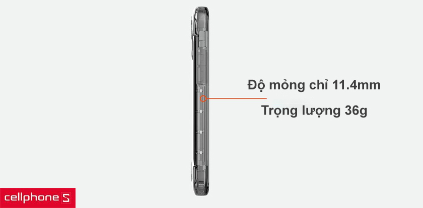 Bảo vệ mạnh mẽ trong một thiết kế mỏng nhẹ