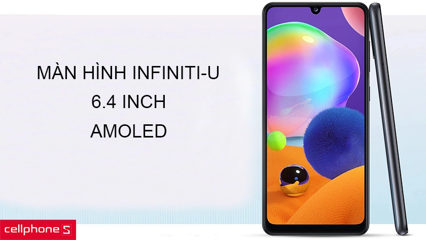Thiết kế nguyên khối cứng cáp, màn hình Infinity–U cho hình ảnh sắc nét