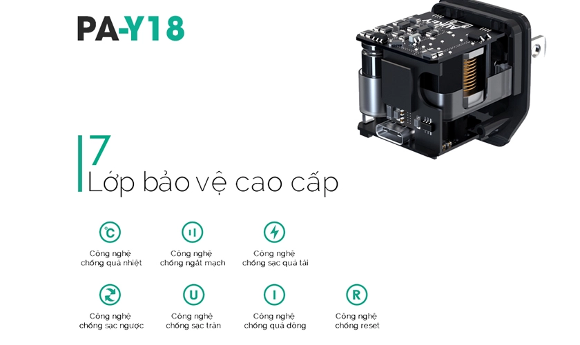 Tính năng kiểm soát nhiệt độ, bảo vệ quá áp