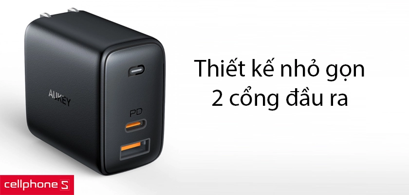 Củ sạc nhanh Aukey PA-B3 65W