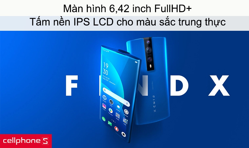 Màn hình 6,42 inch FullHD+, tấm nền IPS LCD cho màu sắc trung thực