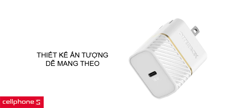 Sạc nhanh Otterbox 18W – Độ bền ấn tượng, sạc nhanh tiện lợi