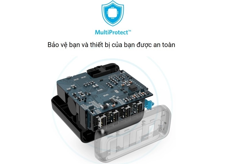 An toàn với tính năng bảo vệ quá áp và kiểm soát nhiệt độ