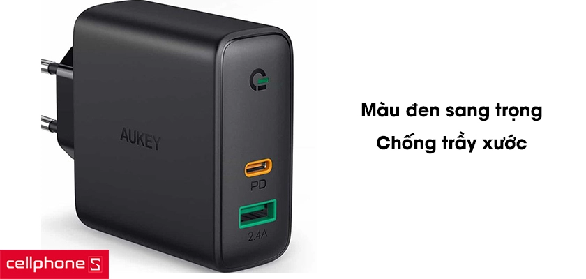 màu đen sang trọng chống trầy xước