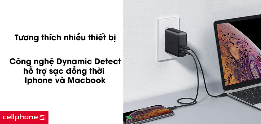 Sạc thông minh 2 thiết bị cùng một lúc