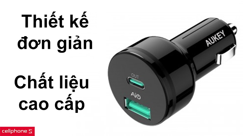 Thiết kế đơn giản, chất liệu cao cấp