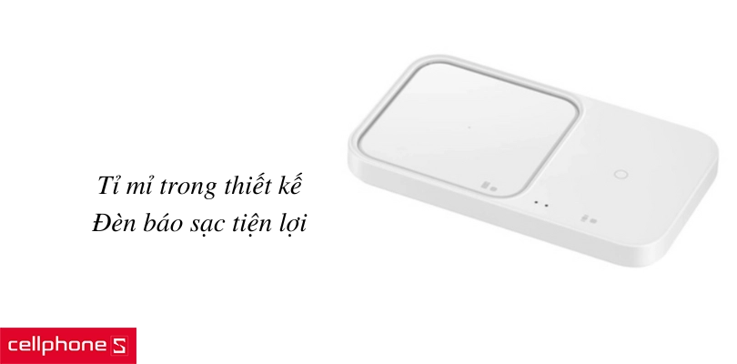 Sạc không dây Samsung Wireless Charger Duo 15W