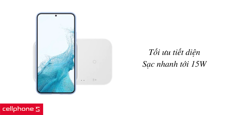 Sạc không dây Samsung Wireless Charger Duo 15W