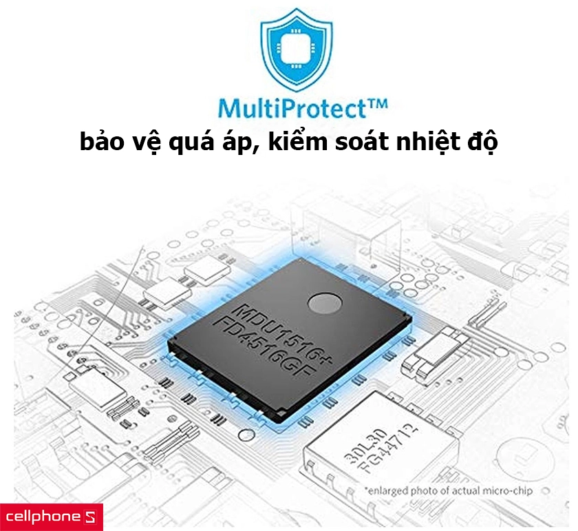 An toàn với tính năng bảo vệ quá áp và kiểm soát nhiệt độ