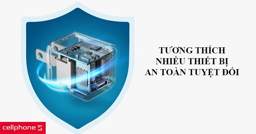 Tương thích với nhiều thiết bị, bảo vệ an toàn tuyệt đối