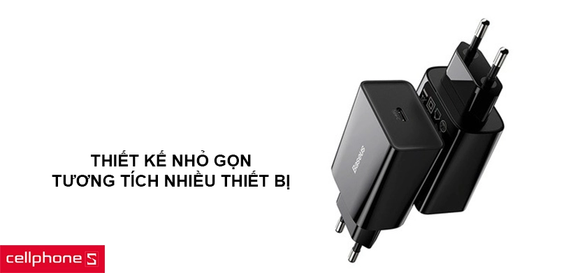 Củ sạc Baseus Super SI 1 cổng 20W kèm cáp USB-C to Lightning 1M