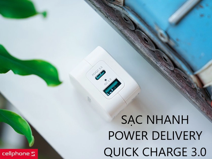 Công suất sạc 20W, an toàn khi sử dụng