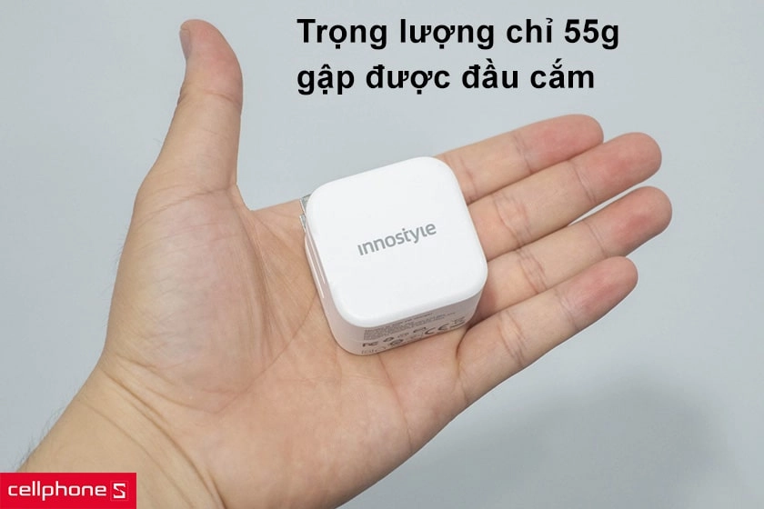 Trọng lượng chỉ 55g