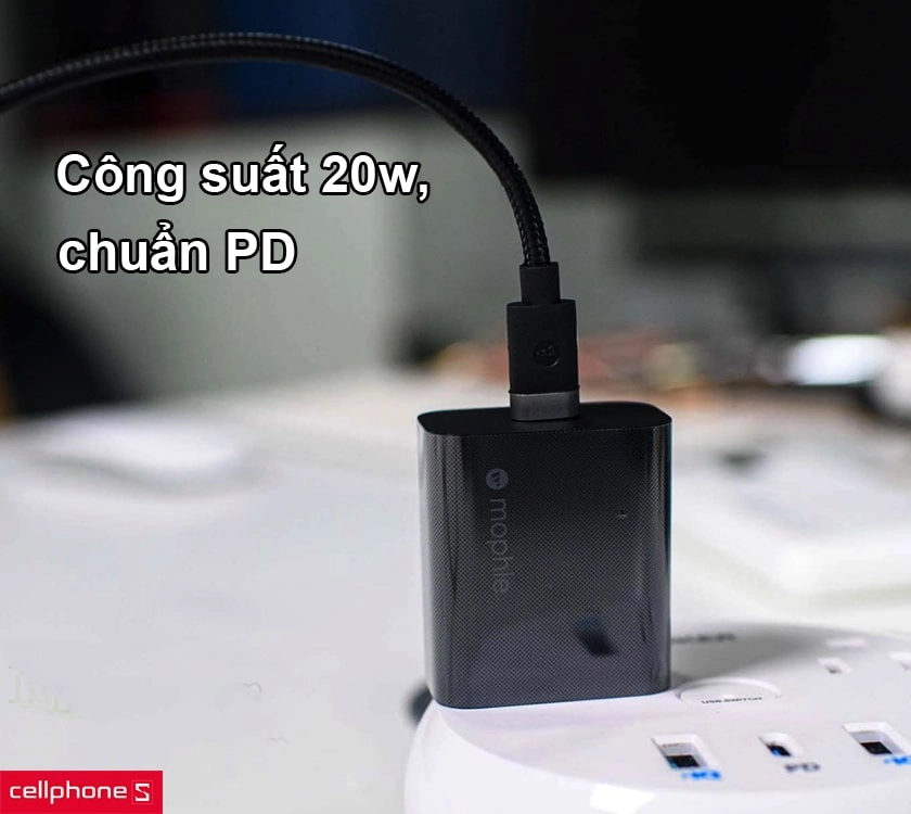 Công nghệ sạc nhanh công suất 20w, chuẩn PD