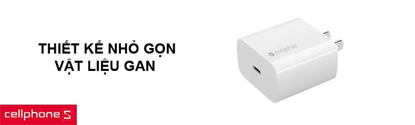 Thiết kế nhỏ gọn, vật liệu GaN cùng cổng USB-C phổ biến